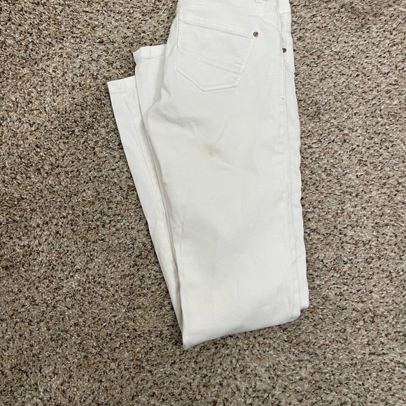Zara Core Denim White Jeans Size 6 - Picture 3 of 9